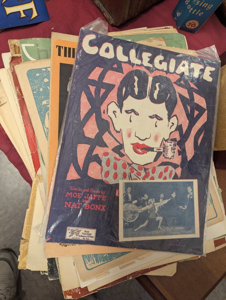 Lot of 40 Pieces of EARLY Antique Sheet Music