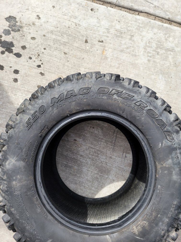 Mag Off Road 350 ATV/UTV Tires - Set of 4, Size 25x10.00-12