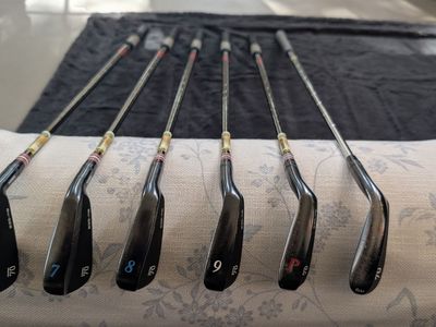 Sub 70 639MB Black Irons, 6-PW + 50 degree Wedge