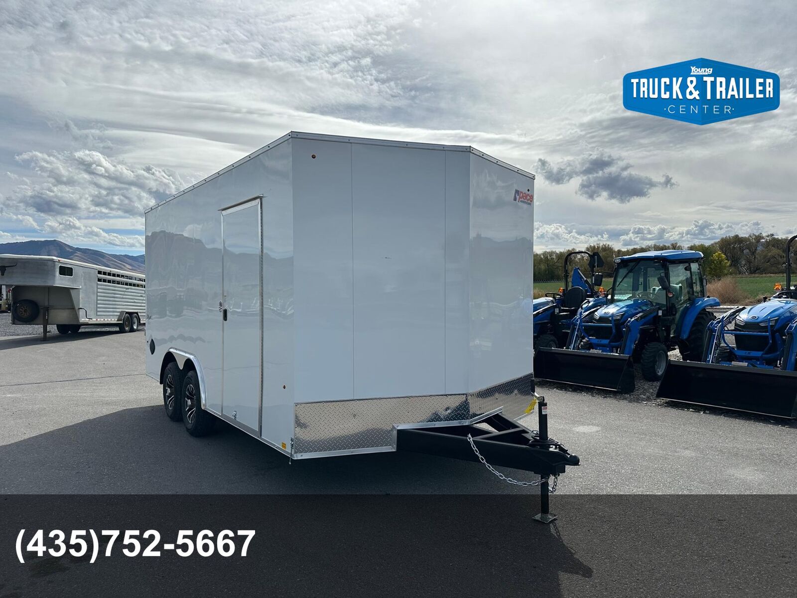 2026 Pace 8.5X16 Cargo with Rear Ramp 5k Axle's