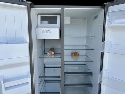 Whirlpool Fridge (Stainless Side-by-Side Refrigerator — 24.6 cu ft)