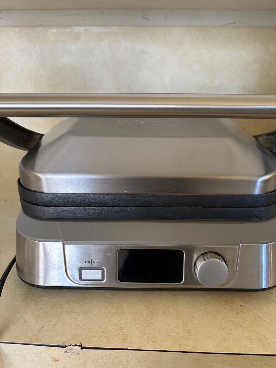 Cuisinart GR-300WS Griddler Elite Grill & Griddle - Stainless Steel Panini Press