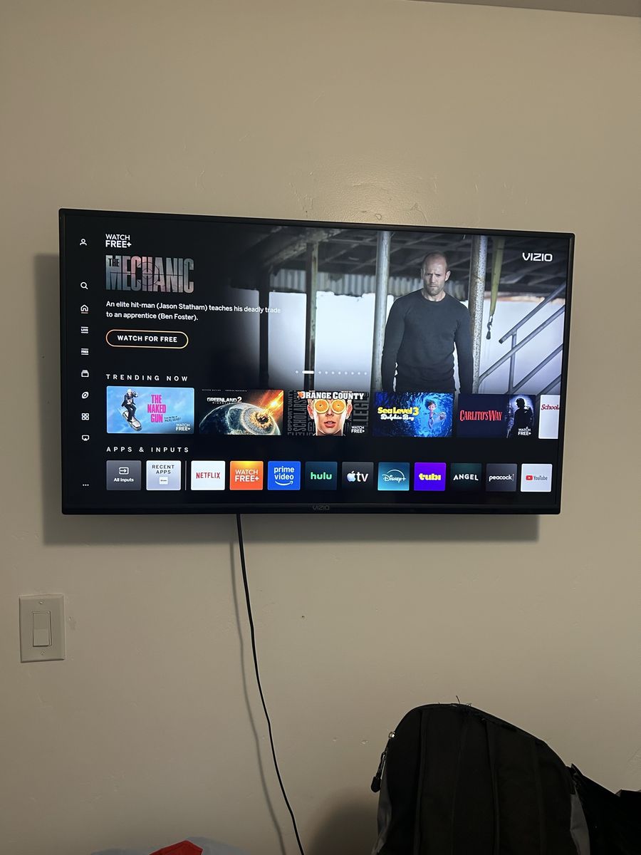 VIZIO 35" TV With Wall Mount