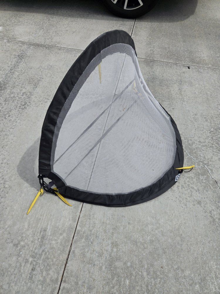 Kid popup soccer nets.
