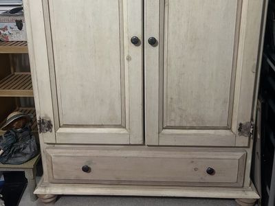 Real Wood French Style TV Armoire