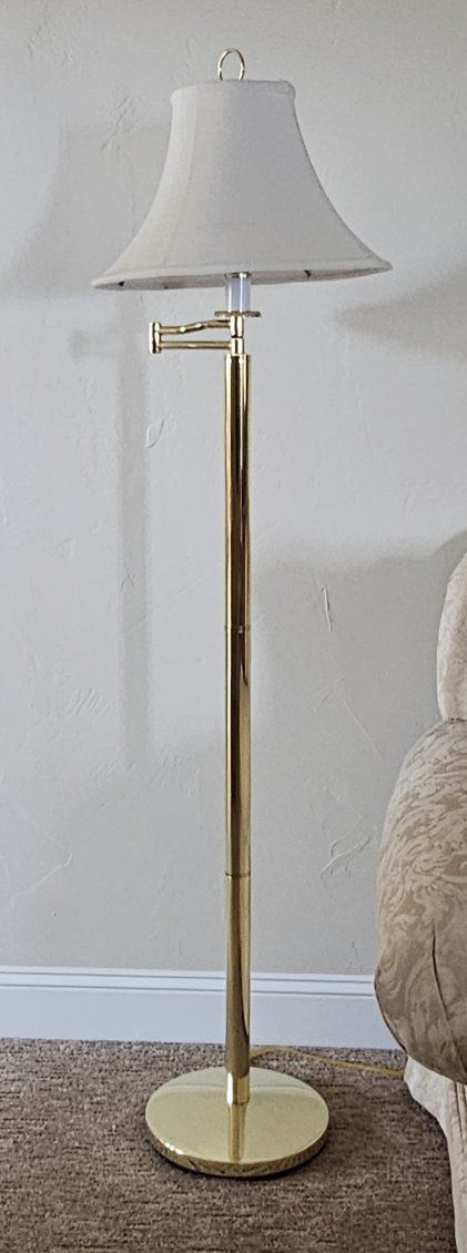 Matching Brass Floor Lamps – Estate Sale
