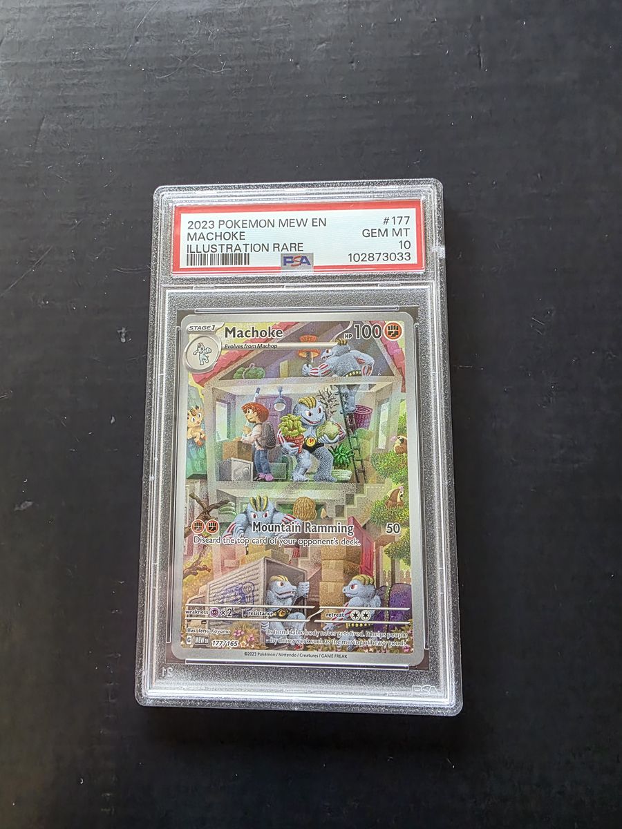 PSA 10 Machoke #177 Illustration Rare - Pokémon 151