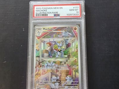 PSA 10 Machoke #177 Illustration Rare - Pokémon 151