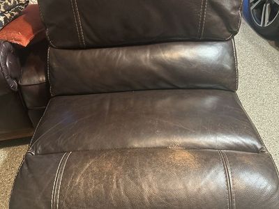 Genuine Leather Sectional Piece