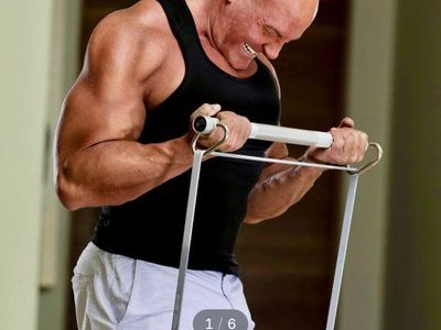 X3 Bar Elite Home Gym Full Body Resistance Band Workout System & Plate, Pre-Owned