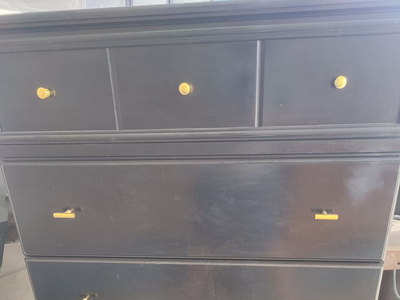 Spacious Five Drawer Dresser