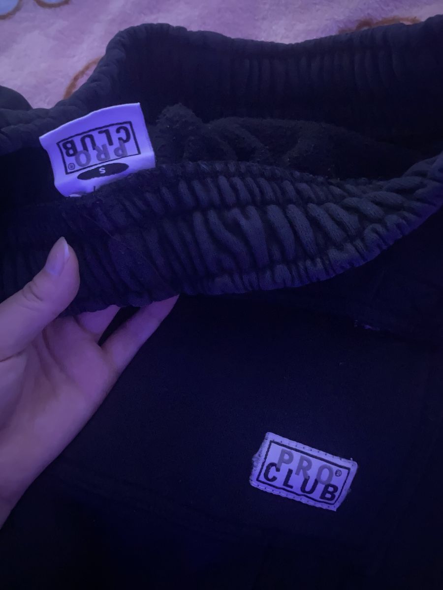 Black pro club sweats