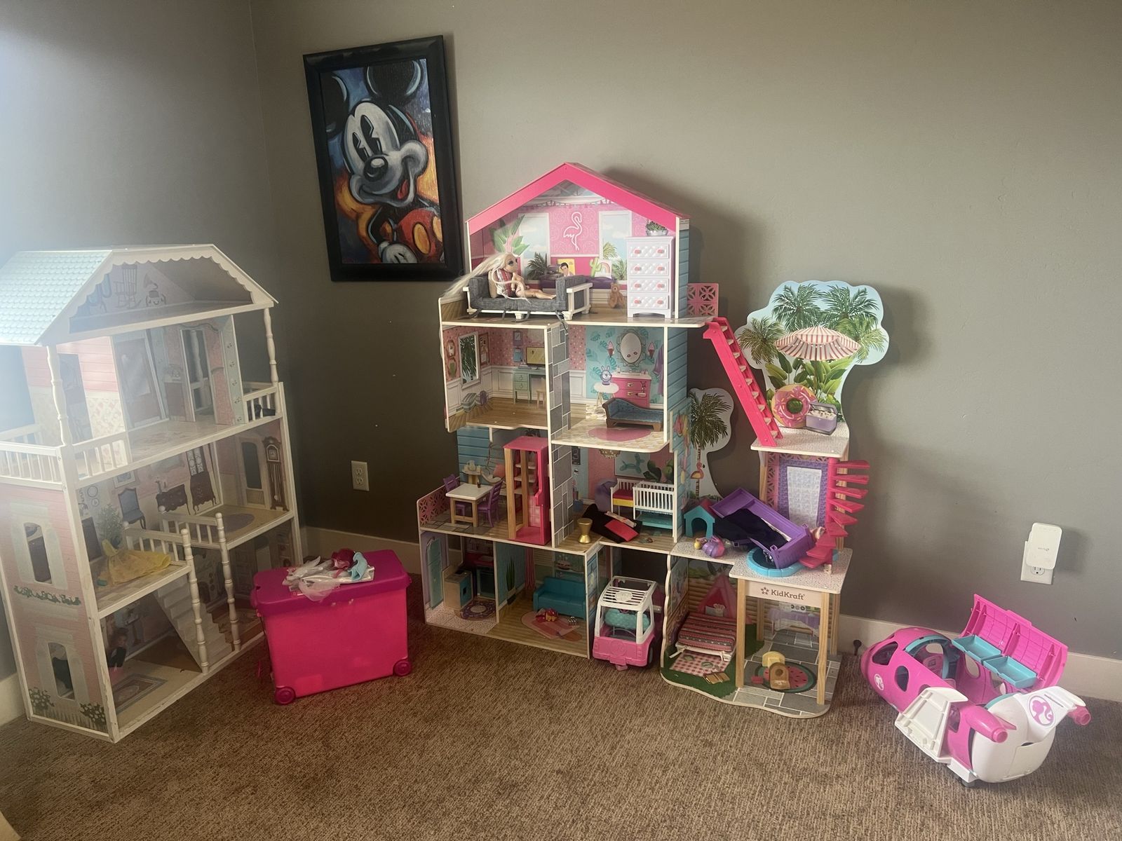 Lot of Barbie toys