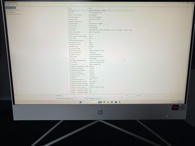 HP All-in-One 22-dd0xxx Desktop PC 21.5" AMD Athlon Silver 3050U 8GB RAM Windows 11
