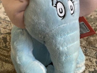 Kohl's Cares Dr. Seuss Horton Hears A Who Plush Stuffed Animal 10" Elephant New