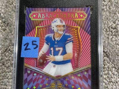 Josh Allen Buffalo Bills graded slabs