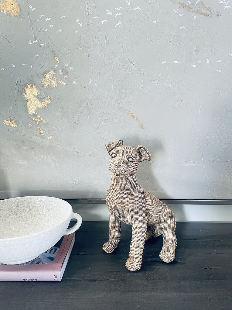 NEW Basket weave Adorable & Unique Dog