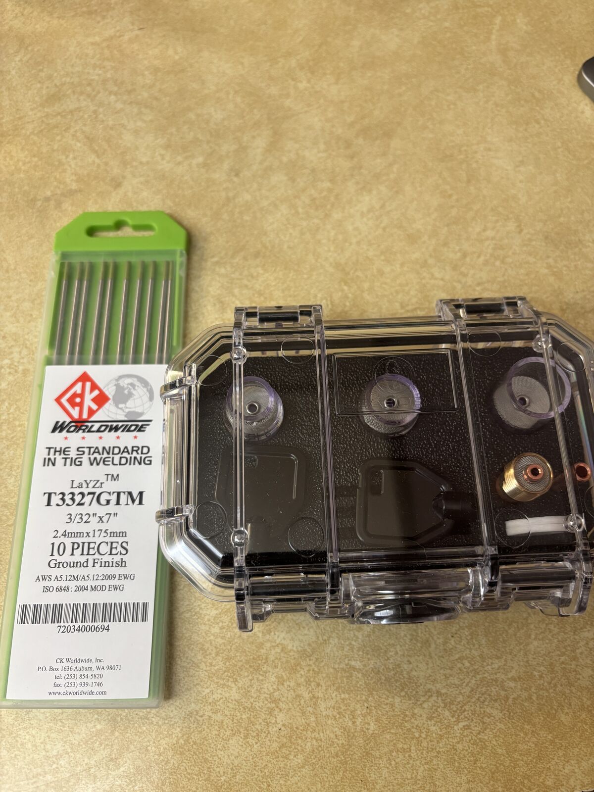 Edge welding supply starter kit case