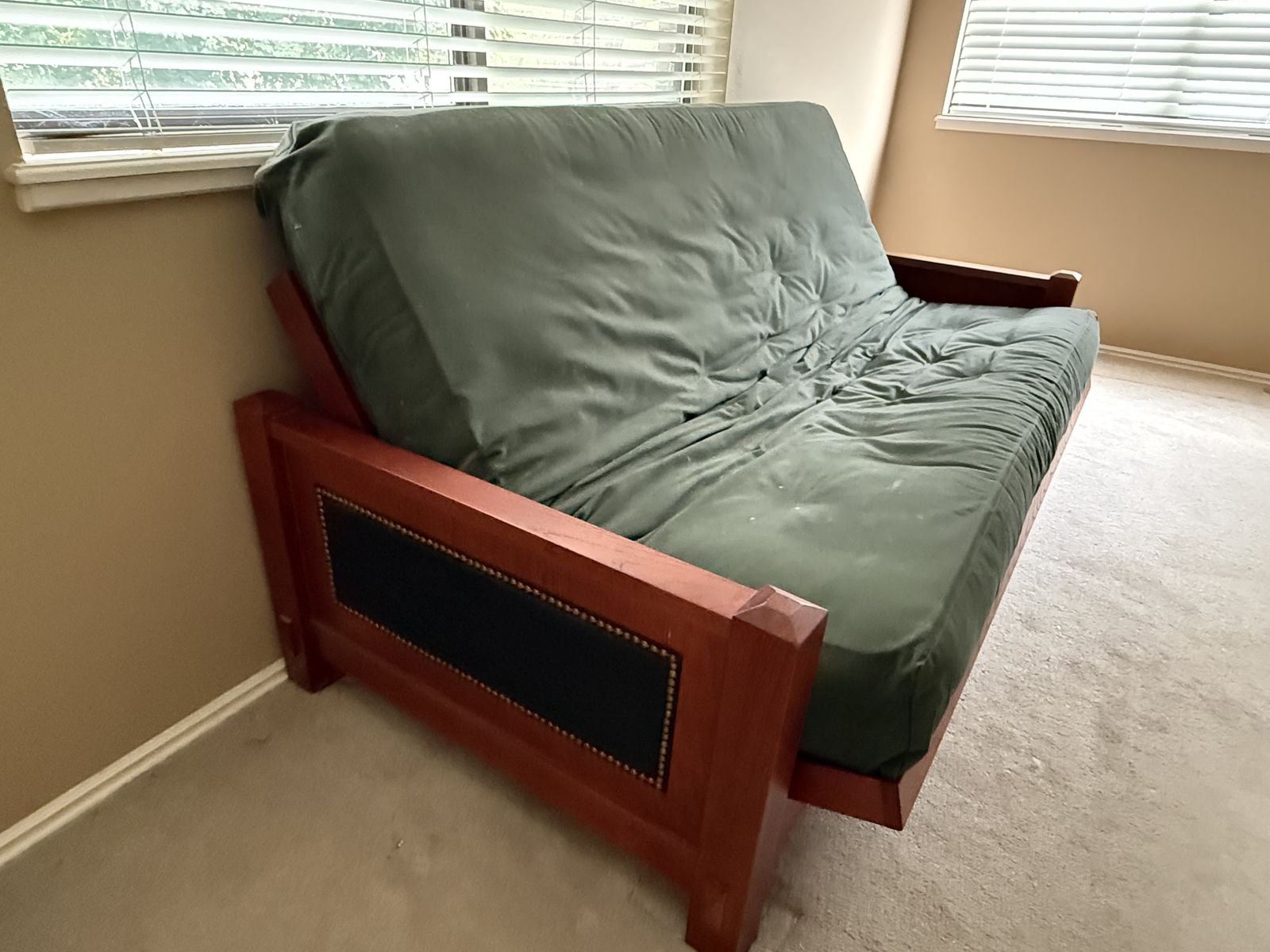 Real Wood Futon and Mattress