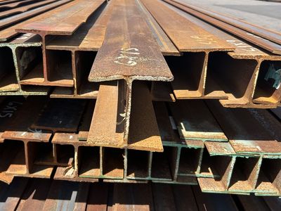 Bargain Priced Beams!! Surplus Steel Wide Flange Beam 6" x 15# x40' lengths - $419.95 each