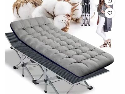 NEW--FOLDING CAMPING BED