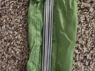 Tent Stakes Set with Green Carry Bag - Camping & Outdoors Equipment
