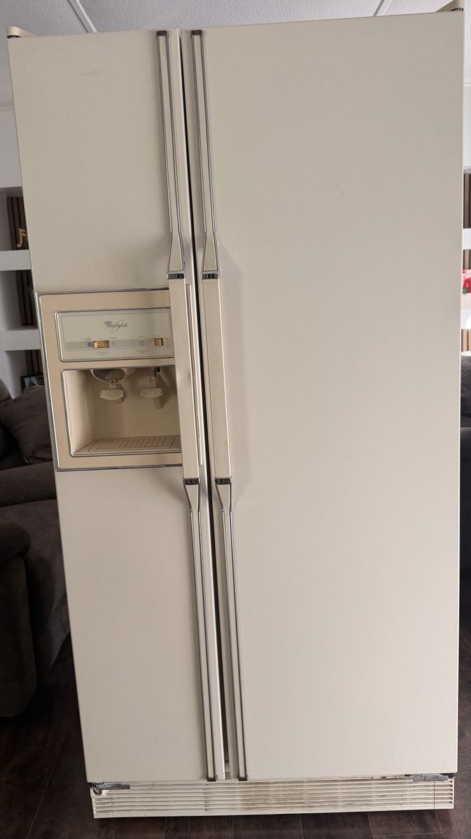 Whirlpool Side-by-Side Refrigerator with Water & Ice Dispenser - Almond / Bisque