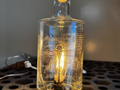 Custom Upcycled Liquor Bottle Lamps - Oomaw & Lux Row Distillers Whiskey - Unique Home Decor $40 each