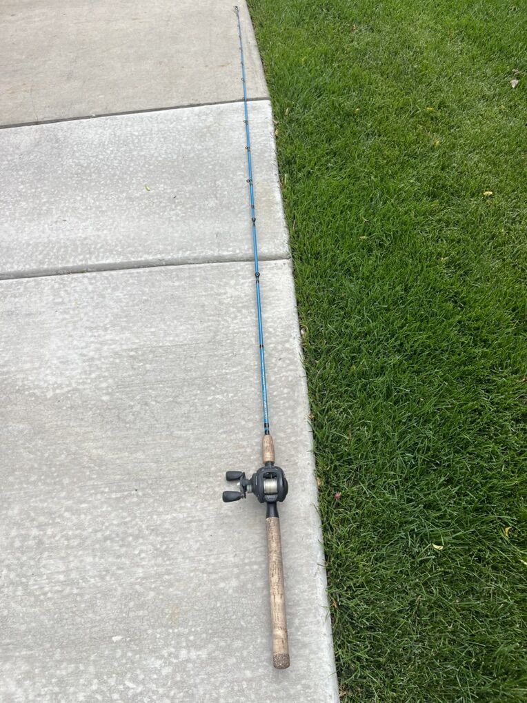 Velocity Kokanee Fishing Rod LeftWith Piscfun Reel