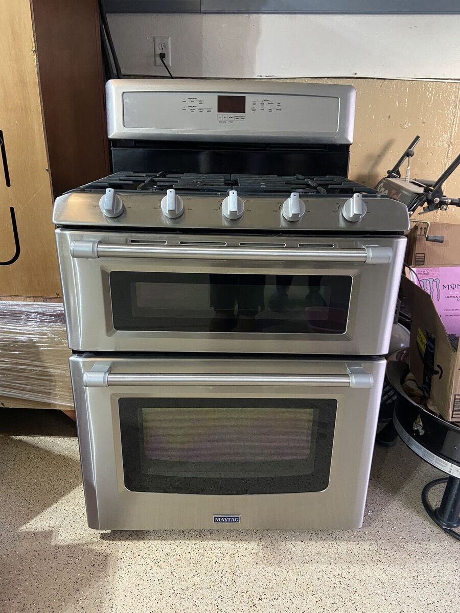 Lightly Used Maytag Double Oven Gas Range