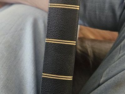 Journal of Discourses Volume 1 Leather Bound Hardcover Book