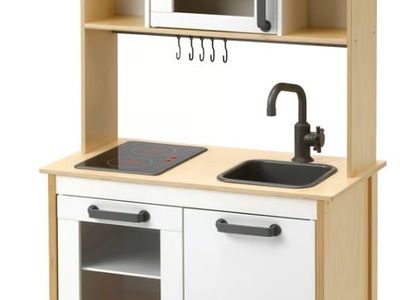 NEW--IKEA DUKTIG WOODEN PLAY KITCHEN