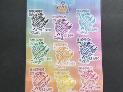 Crochet & Embroidery Sticker Sheets