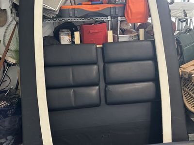 Free! Black, Chrome and White Double Bed