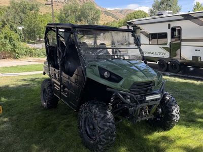 2012 Kawasaki Teryx 4-Seater UTV Side-by-Side in Green with Windshield