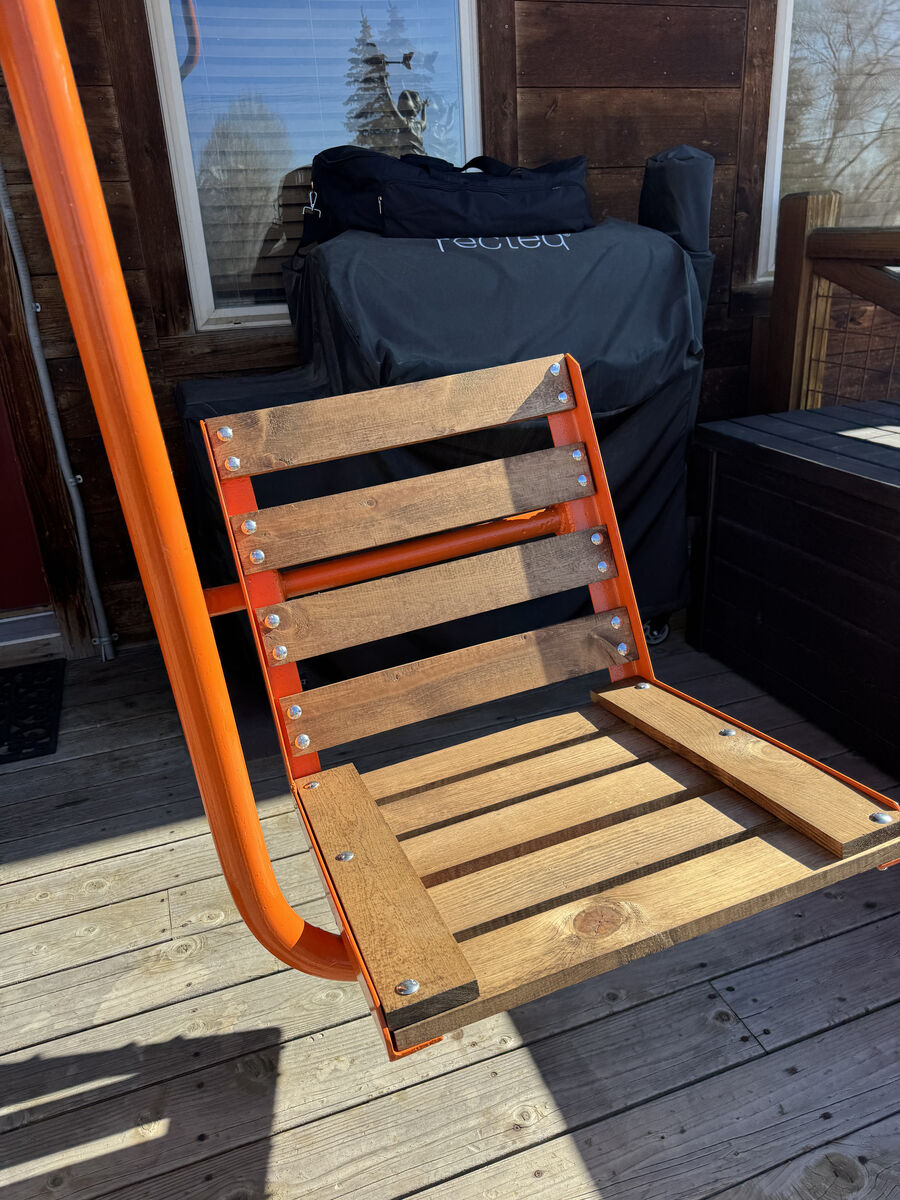 Rare 1946 Snowbasin Single Chair Lift for Sale — Restored Piece of Utah Ski History