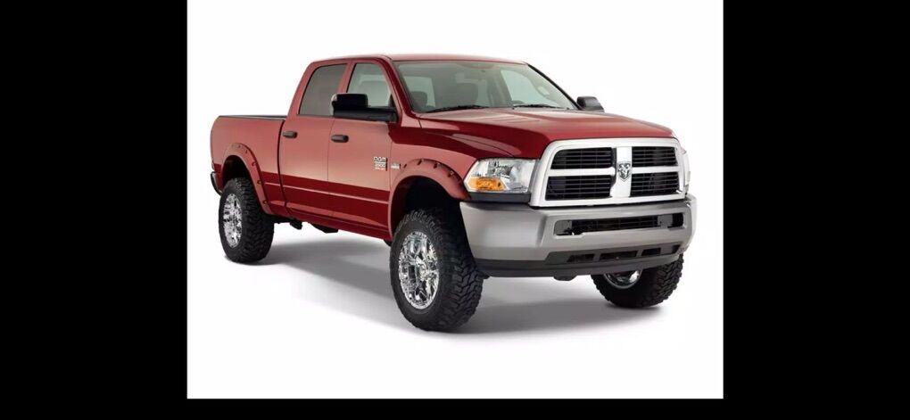 Bushwacker Ram 2500-3500 Pocket Style fender flares.