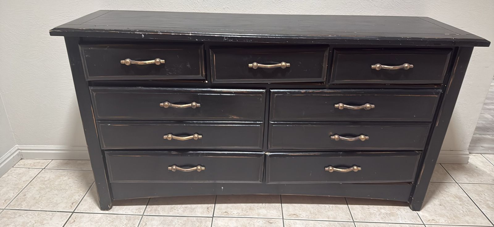 7 Drawer Dresser 17.5 X 62