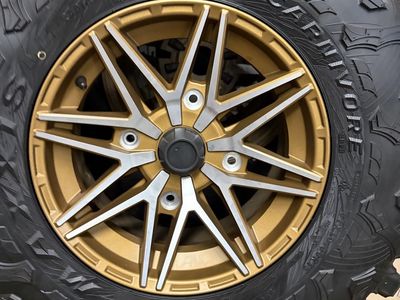 Maxxis Carnivore 31x10.00R15 Tires Mounted on KRX 1000 Wheels