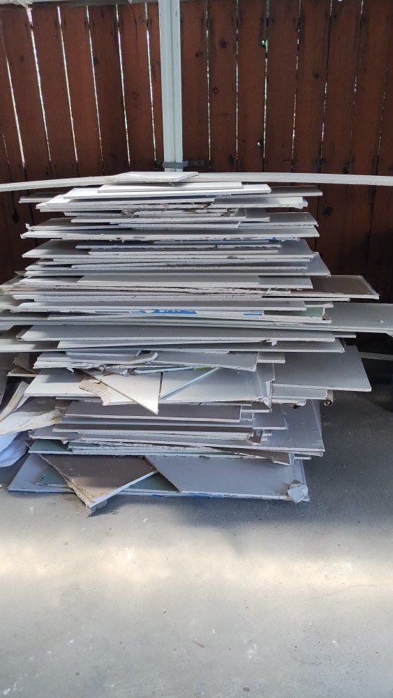 Dry wall pieces
