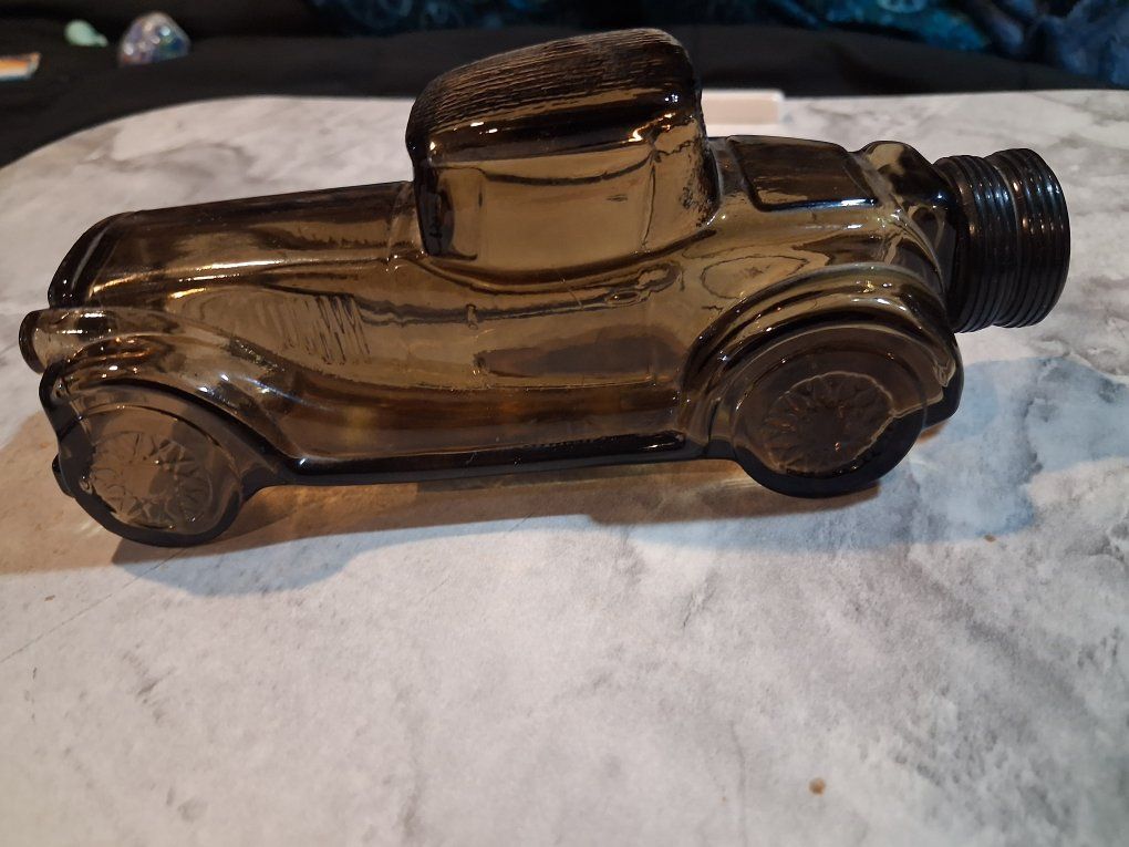 Vintage glass  car
