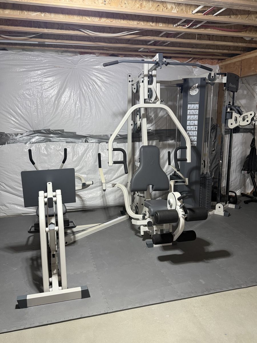 Nautilus NS700 Home Gym Multi-Station Strength Training Machine with Weight Stacks
