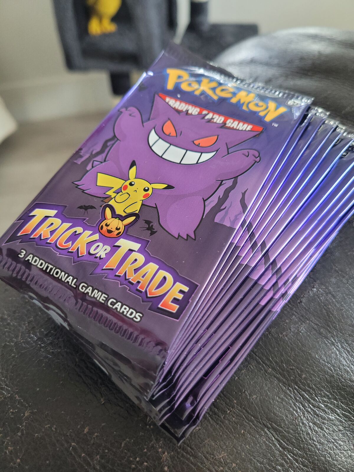 15 Sealed Pokémon card packs from Halloween 2023