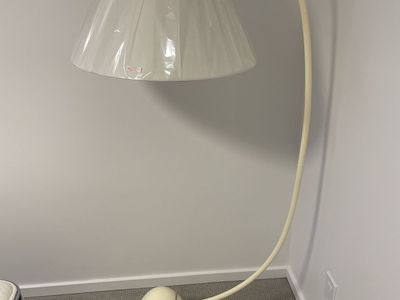 BRAND NEW Cream Arc Floor Lamp