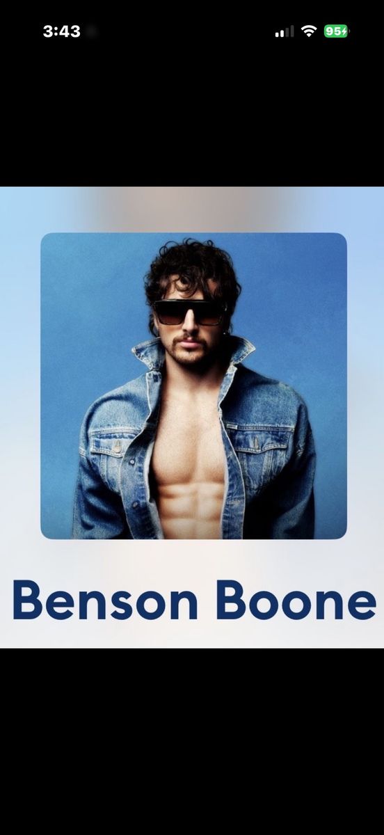 2x Benson Boone PIT Tickets - GA PIT A 