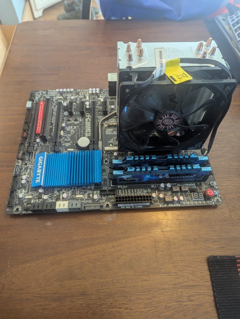 CPU, Motherboard, Ram, CPU cooler, Nvidia GeForce 1070 8Gb