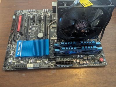 CPU, Motherboard, Ram, CPU cooler, Nvidia GeForce 1070 8Gb