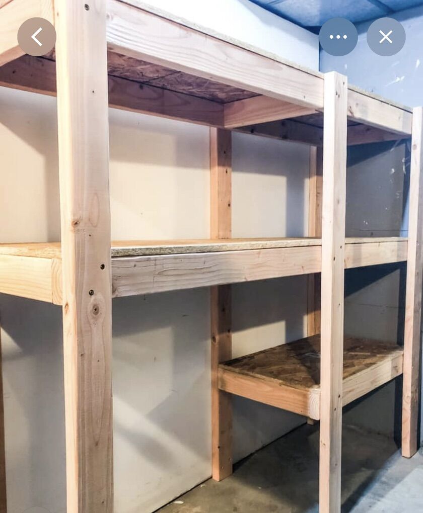 2x4 Storage Shelving