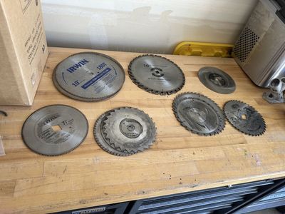 Saw Blades Various Sizes and Purposes