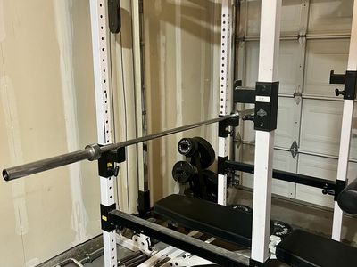 Squat Rack with all the things